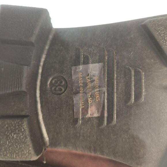 Muk-Luks Faux Suede Mid-Calf Boot with Cable Knit Cuffs Women's Size 9 NEW w/TAG - Picture 10 of 10